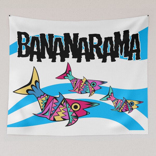 Item preview, Bananarama Fish Cartoon PopArt Drawing designed and sold by Henrylizarraga.