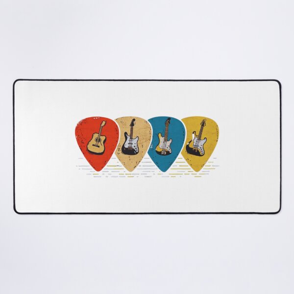 Artikelvorschau, Vintage Retro Gitarrist Geschenk, Gitarrenplektrum Musik entworfen und verkauft von SBAR33.