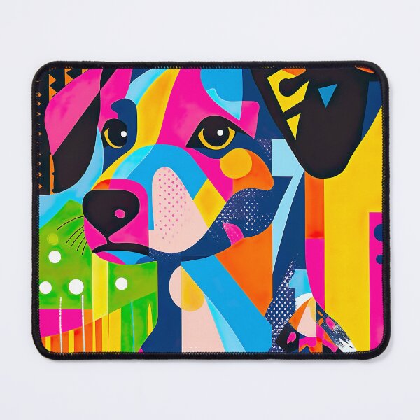 Item preview, Vibrant Abstract Dog Portrait designed and sold by Studio Axis.