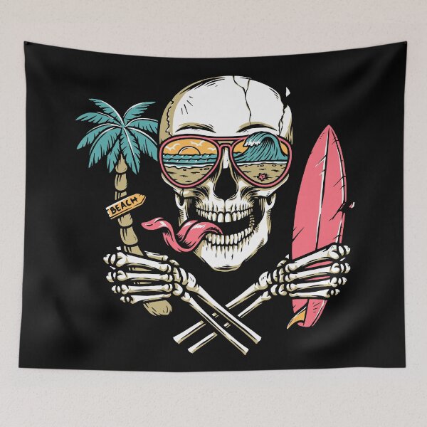 Item preview,   beach skull designed and sold by douxsii.