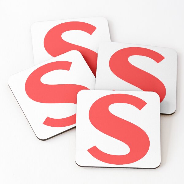 Item preview, Big Red Alphabet Letter S designed and sold by RobbiesMusic.