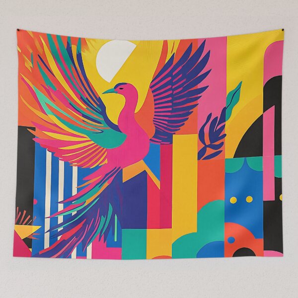 Item preview, Vibrant Phoenix Abstract Art designed and sold by Studio Axis.