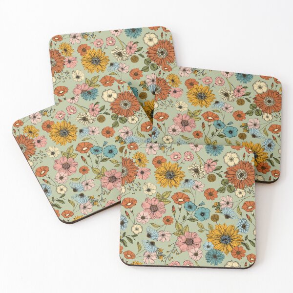 Item preview, Flower Medley Colourway 3 Large designed and sold by greenerybywendy.