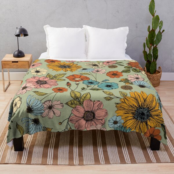 Item preview, Flower Medley Colourway 3 Large designed and sold by greenerybywendy.