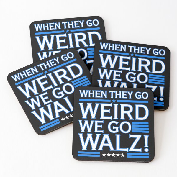 Artikelvorschau, When They Go Weird We Go Walz (blue on black) entworfen und verkauft von Thelittlelord.