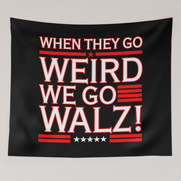 Artikelvorschau, When They Go Weird We Go Walz (Red on black) entworfen und verkauft von Thelittlelord.