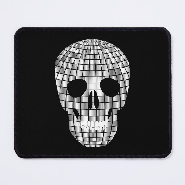 Item preview, disco halloween mirror ball skull designed and sold by Gossip Rag.