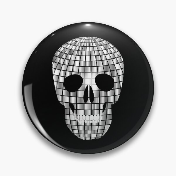 Item preview, disco halloween mirror ball skull  designed and sold by Gossip Rag.