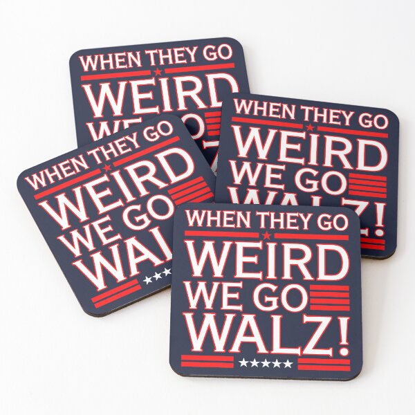 Artikelvorschau, When They Go Weird We Go Walz (red, white, and blue) entworfen und verkauft von Thelittlelord.