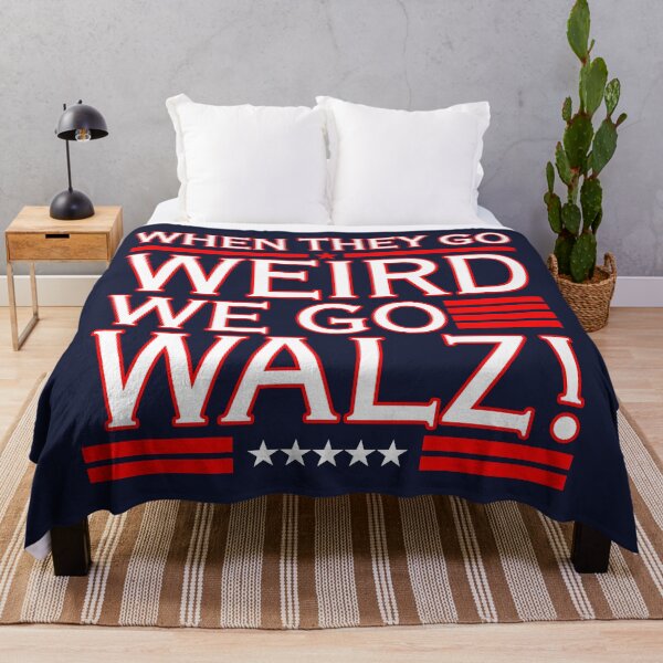 Artikelvorschau, When They Go Weird We Go Walz (red, white, and blue) entworfen und verkauft von Thelittlelord.