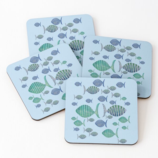 Item preview, Blue Fish School designed and sold by KakiDimock.