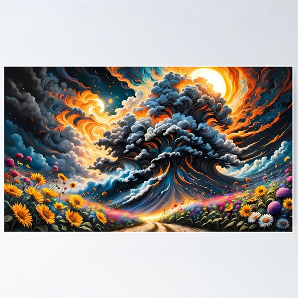 Item preview, Cloud Explosion, Ai Generated Art  designed and sold by ACC .