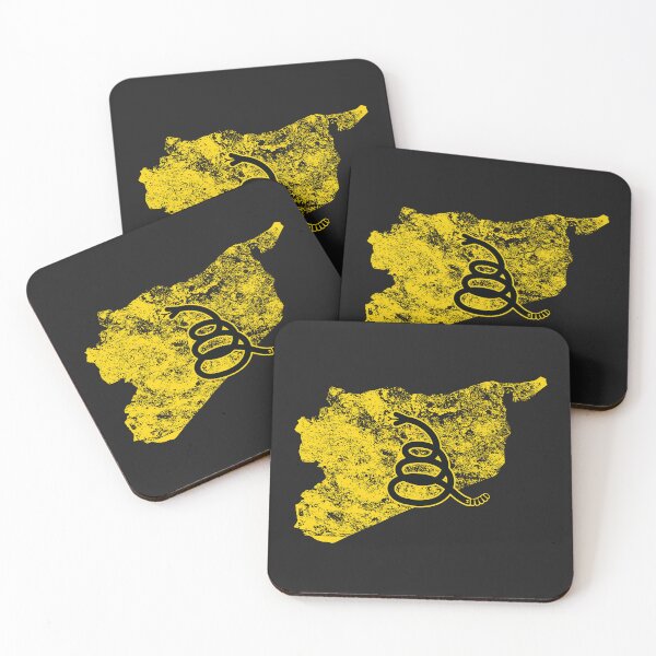 Item preview, Distressed SYRIA - Freedom Is The Superpower - Modern Gadsden Snake Flag - Dont Tread On Me design designed and sold by pelagio.