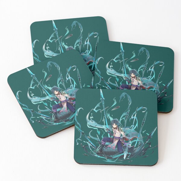 Item preview, Xiao Banner Art - Genshin Impact designed and sold by TheChipQueen.