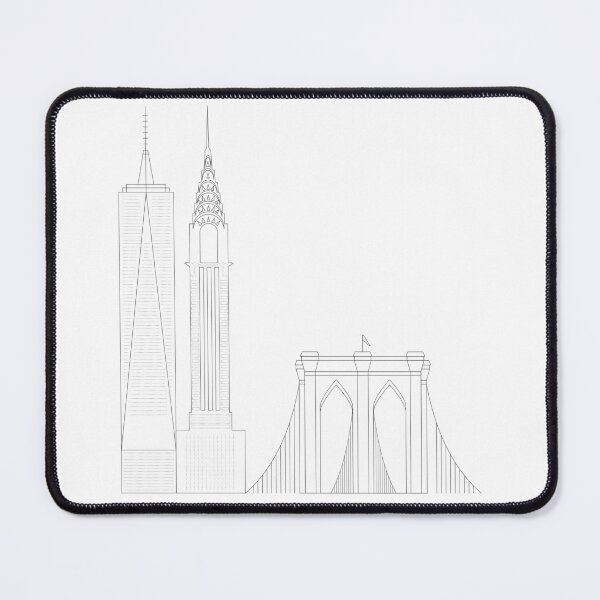 Item preview, New York. Skyscrapers and Brooklyn Bridge designed and sold by SparklingFox.