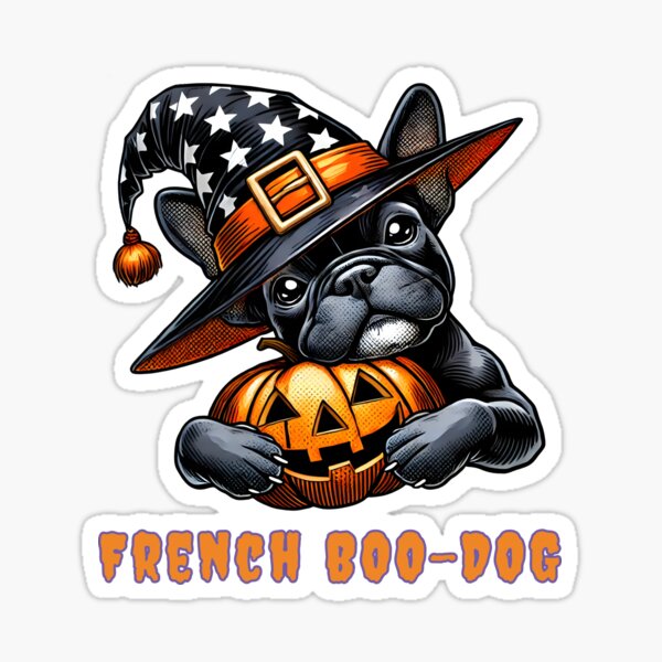 Item preview, French Boo-Dog: Halloween French Bulldog designed and sold by Tee Nook Store.
