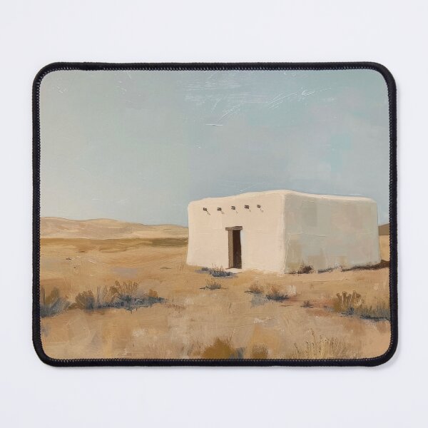 Item preview, White Adobe Dwelling in Desert designed and sold by high-noon-moon.
