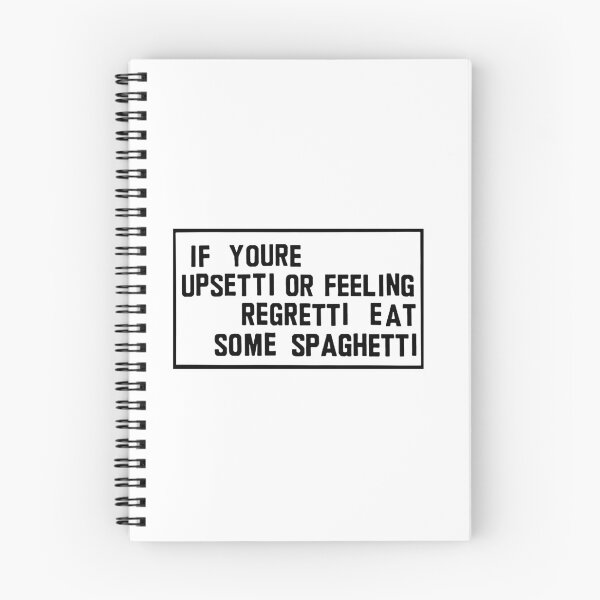 Item preview, UPSETTI REGRETTI SPAGHETTI  designed and sold by ncbennett.