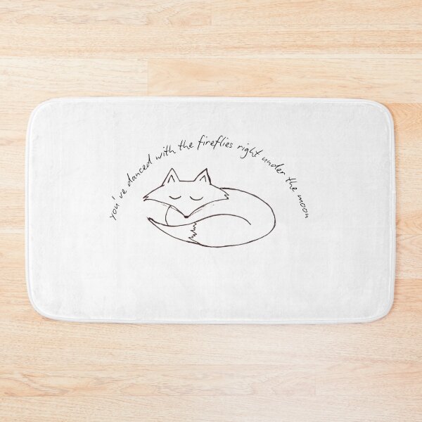 Item preview, Sleeping Fox with song lyrics designed and sold by gretaelisemusic.