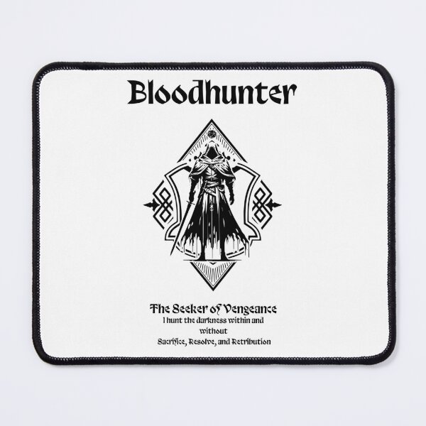 Item preview, Bloodhunter The Seeker of Vengeance (Black) designed and sold by Springhaven101.