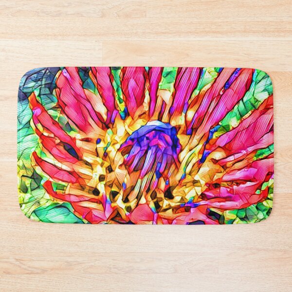 Item preview, RED BLOOM BY THE STREAM designed and sold by RiverDeeDesigns.
