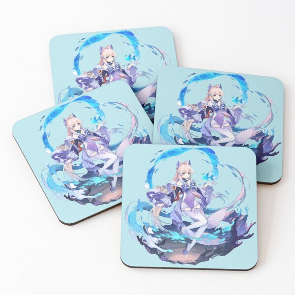Item preview, Sangonomiya Kokomi Banner Art - Genshin Impact designed and sold by TheChipQueen.