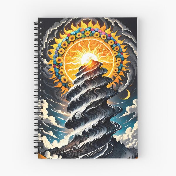 Item preview, Tornado and Flower Sun, Ai Generated Art  designed and sold by ACC .