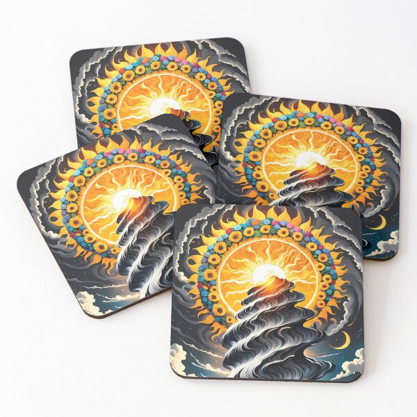 Item preview, Tornado and Flower Sun, Ai Generated Art  designed and sold by ACC .