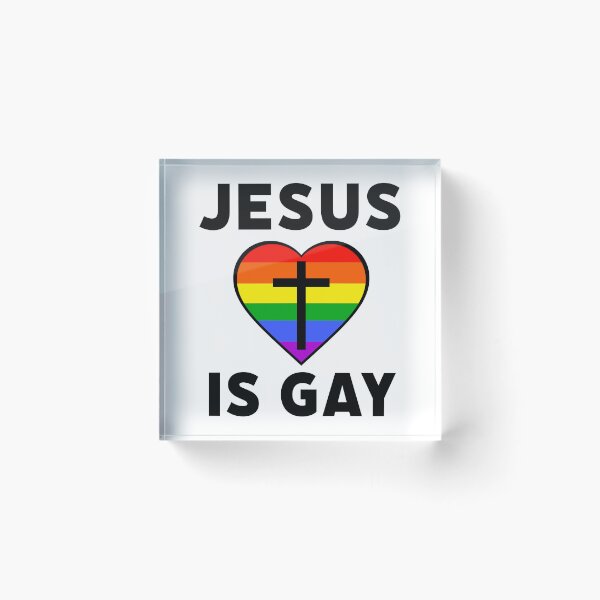 Item preview, Jesus is gay designed and sold by Rachel the Artist .