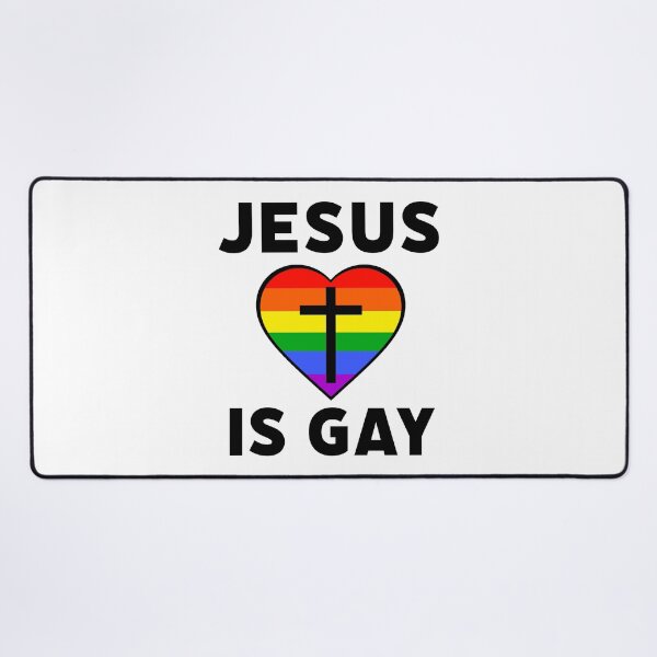 Item preview, Jesus is gay designed and sold by Rachel the Artist .