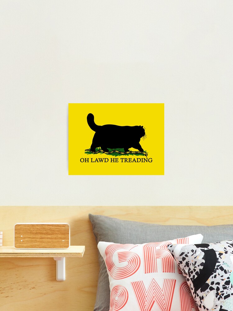 Thumbnail 2 of 3, Photographic Print, Oh Lawd He Treading designed and sold by kilkennycat.