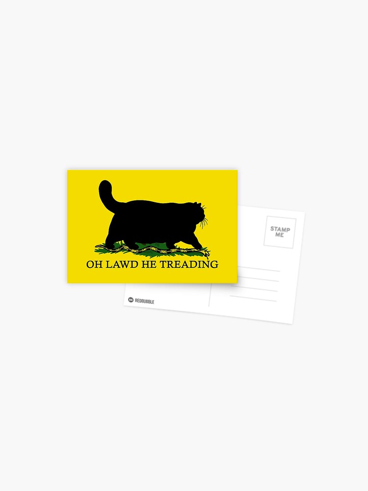 Thumbnail 1 of 2, Postcard, Oh Lawd He Treading designed and sold by kilkennycat.