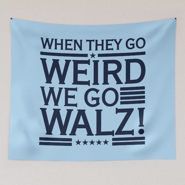 Artikelvorschau, When They Go Weird We Go Walz (Navy) entworfen und verkauft von Thelittlelord.