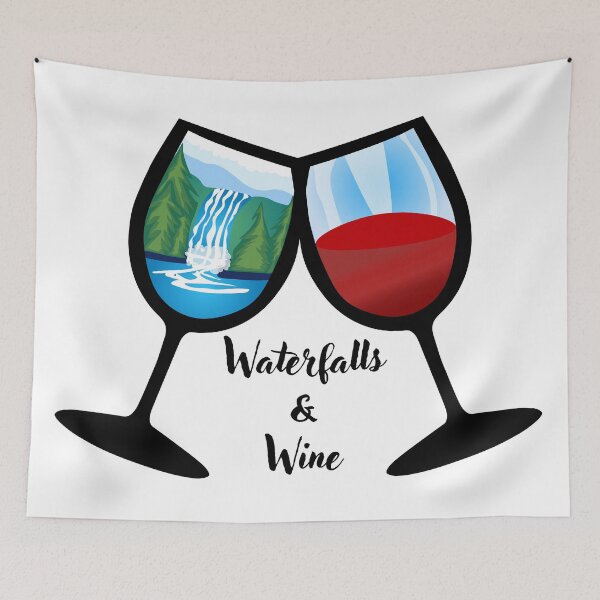 Item preview, Waterfalls and Wine designed and sold by WaaterfallsWine.