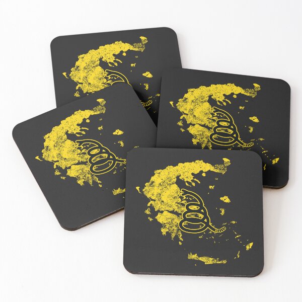 Item preview, Distressed GREECE - Freedom Is The Superpower - Modern Gadsden Snake Flag - Dont Tread On Me design designed and sold by pelagio.
