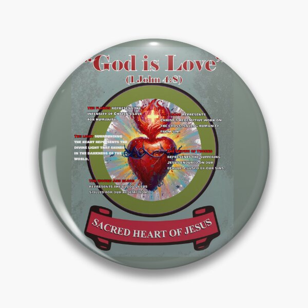 Item preview, Sacred Heart of Jesus designed and sold by Joeh7553.