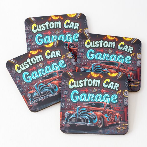 Item preview, Cool Custom Car Garage designed and sold by TheArtOfPat.