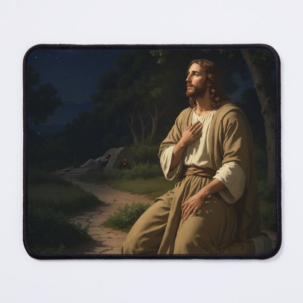 Item preview, Christ Begins to Pray designed and sold by Leslie Pardew.