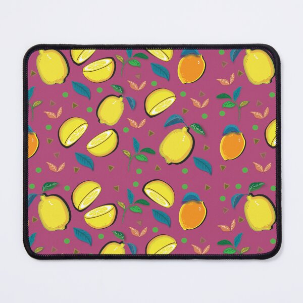 Item preview, purple background lemon designed and sold by vanessadsg.