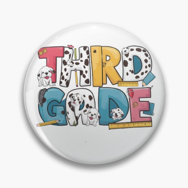 Item preview, Third Grade Dalmatian Dots 3rd Dream Team Back To School designed and sold by SztylishDesigns.