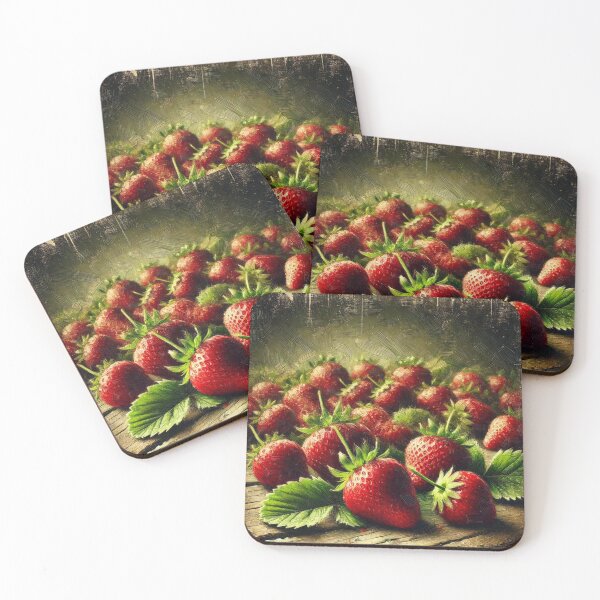 Item preview, Harvested Elegance: Strawberries in Vintage Art designed and sold by mikotoerimint.