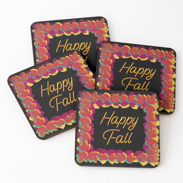 Item preview, Happy Fall - Hand Drawn Colorful Fall Leaves designed and sold by Victoria Rose.