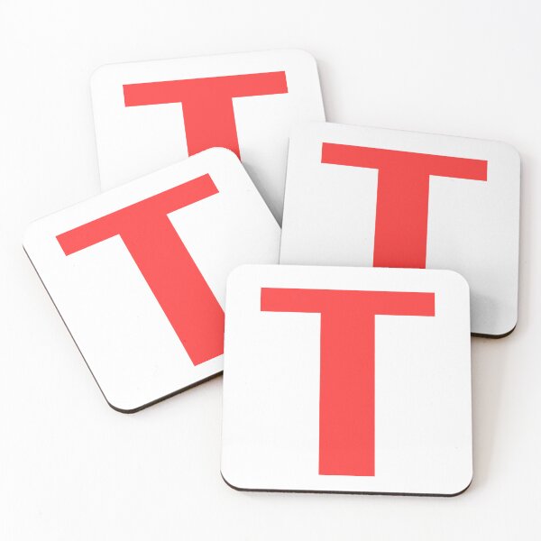 Item preview, Big Red Alphabet Letter T designed and sold by RobbiesMusic.