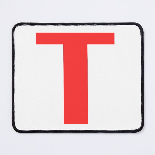 Item preview, Big Red Alphabet Letter T designed and sold by RobbiesMusic.