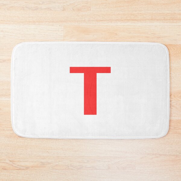 Item preview, Big Red Alphabet Letter T designed and sold by RobbiesMusic.