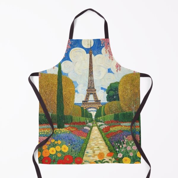 Aperçu de l'œuvre Jardin fleuri de Paris Klimt créée et vendue par maniacfitness.