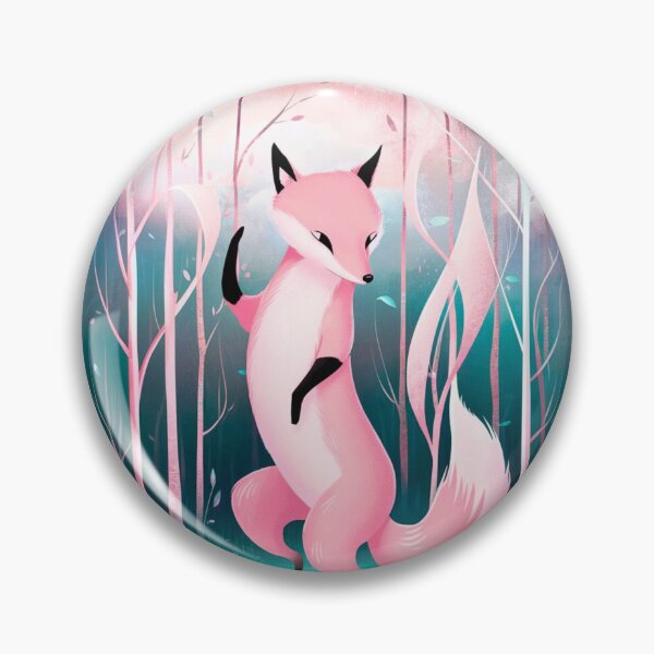 Item preview, Whimsical Fox. Fantasy cute fox, magical forest, enchanting woodland, vintage fox designed and sold by FoxVibes.