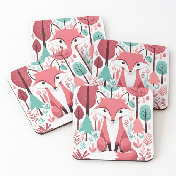 Item preview, Whimsical Fox. Fantasy cute fox, magical forest, enchanting woodland, vintage fox designed and sold by FoxVibes.