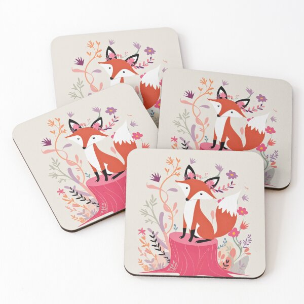 Item preview, Whimsical Fox. Fantasy cute fox, magical forest, enchanting woodland, vintage fox designed and sold by FoxVibes.