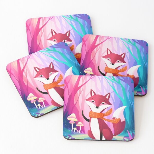Item preview, Whimsical Fox. Fantasy cute fox, magical forest, enchanting woodland, vintage fox designed and sold by FoxVibes.